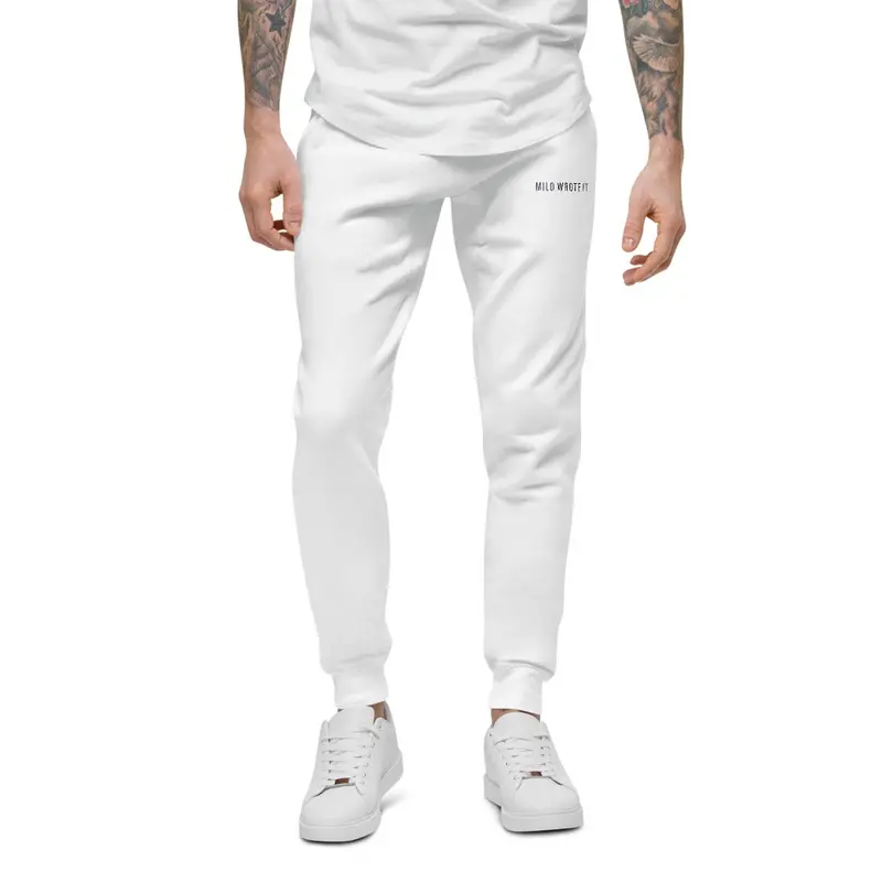 White Joggers